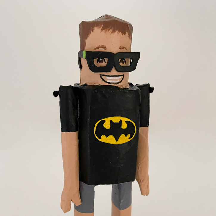 Kallum, Paper Mache Boy Doll