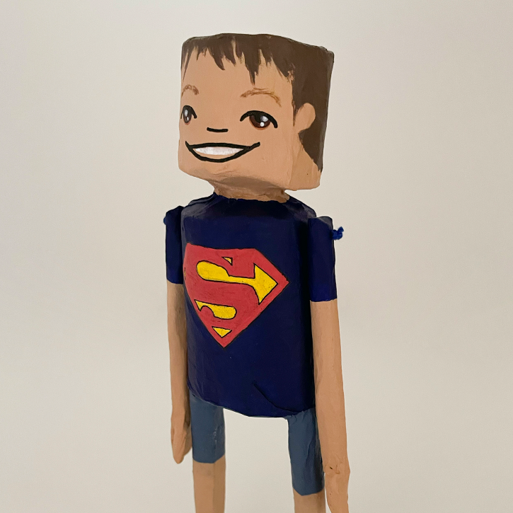 Max, Paper Mache Boy Doll