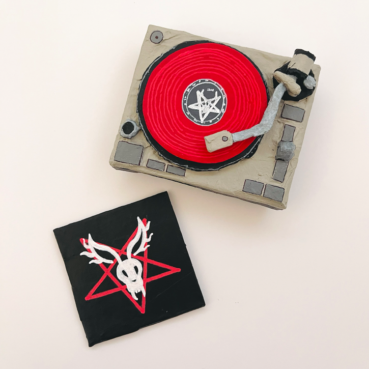 Mr. Bungle Raging Wrath of the Easter Bunny Vinyl Set with Paper Mache Record Player