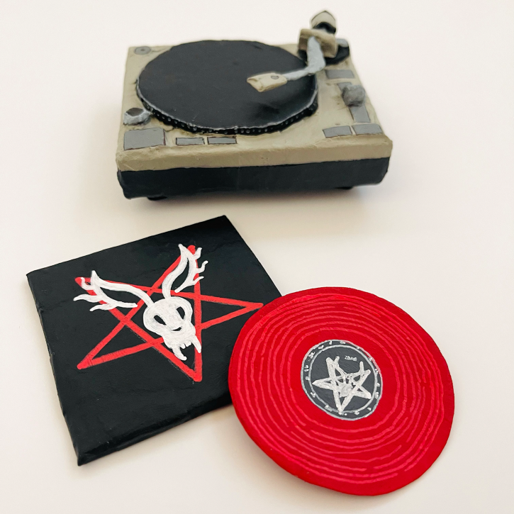 Mr. Bungle Raging Wrath of the Easter Bunny Vinyl Set with Paper Mache Record Player